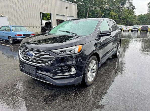 2FMPK4K99LBB35682 2020 FORD EDGE Black Հետևի ձախ