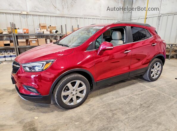 KL4CJGSM8KB763758 2019 BUICK ENCORE Бордовый Задняя левая четверть