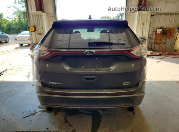 2FMPK4J95GBC11292 2016 FORD EDGE Серый Вид салона спереди