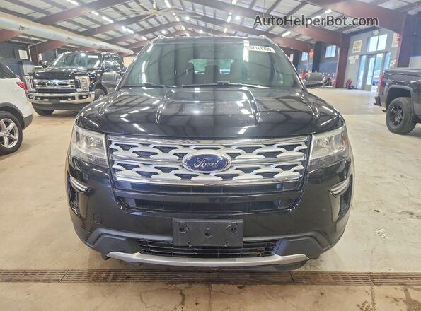 1FM5K8D84JGC78466 2018 FORD EXPLORER Black Vista trasera