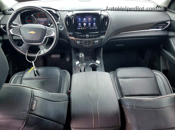 1GNEVNKW7LJ231411 2020 CHEVROLET TRAVERSE Silver ხელსაწყოთა პანელის ხედი