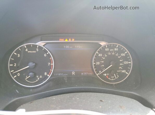 1N4BL4CV9KC185381 2019 NISSAN ALTIMA Black Widok tylnych siedzeń