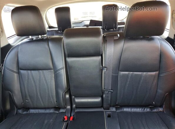 5N1DL0MM9KC558366 2019 INFINITI QX60 Charcoal Widok wnętrza z tyłu