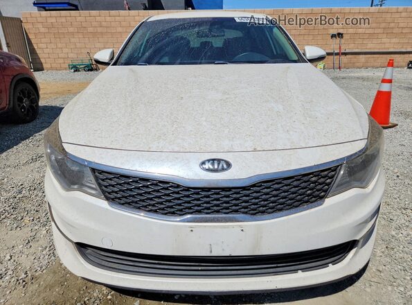 KNAGT4L34G5102737 2016 KIA OPTIMA White Հետևի տեսք