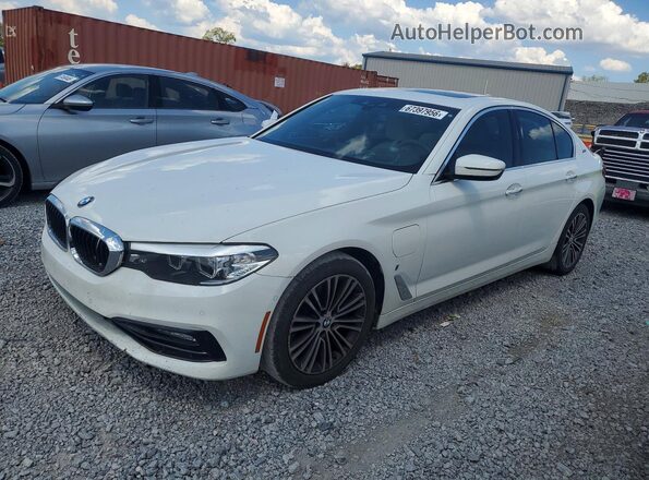 WBAJA9C57JB250187 2018 BMW 5 SERIES White Rear left