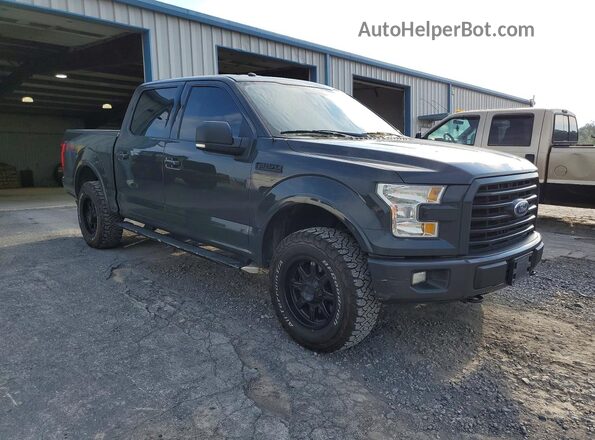1FTEW1EF1GFA13502 2016 FORD F150 Серый Вид спереди