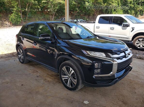 JA4ARUAUXPU010759 2023 MITSUBISHI OUTLANDER Black Դիմացի տեսք