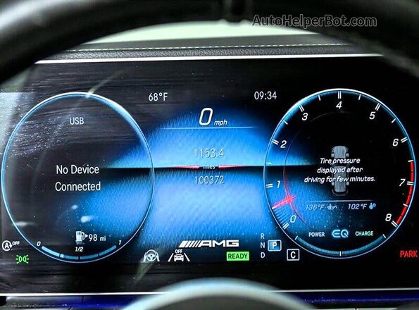 4JGFB6BB2MA575427 2021 MERCEDES-BENZ GLE White Vista del cuadro de instrumentos