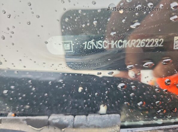 1GNSCHKC1KR262282 2019 CHEVROLET SUBURBAN Серебряный Панорамный вид салона 360°