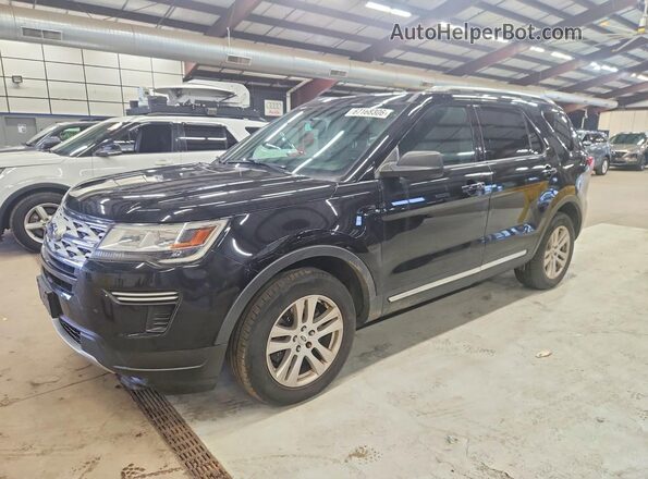 1FM5K8D84JGC78466 2018 FORD EXPLORER Black Trasero izquierdo