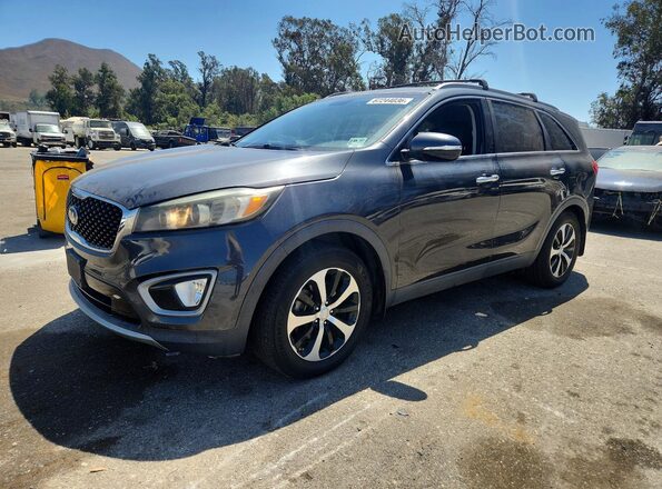 5XYPH4A5XGG044326 2016 KIA SORENTO Gray Tył lewy