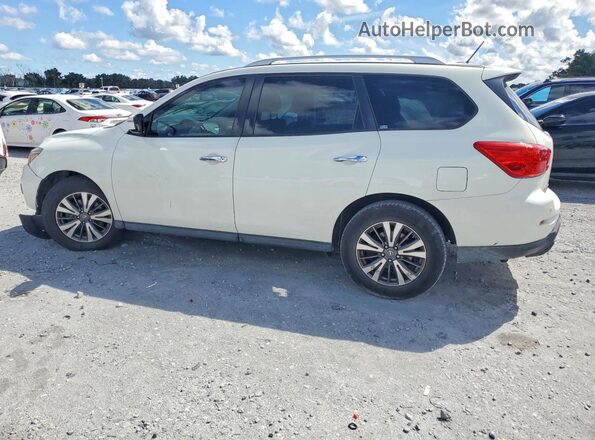 5N1DR2MN8HC654484 2017 NISSAN PATHFINDER Белый Задняя правая четверть