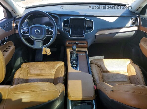 YV4A22PL4G1014849 2016 VOLVO XC90 White Սարքավորումների վահանակի տեսք