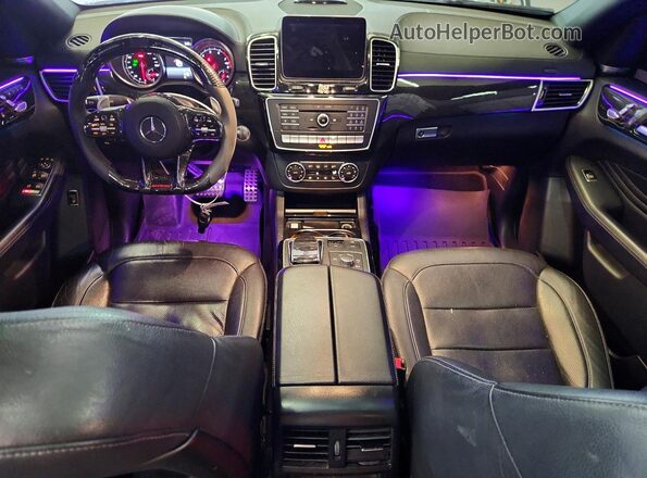 4JGED6EB0HA052298 2017 MERCEDES-BENZ GLE Black Սարքավորումների վահանակի տեսք