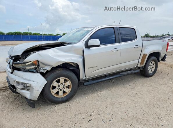 1GCGTBEN8H1211099 2017 CHEVROLET COLORADO Серебряный Задняя левая четверть