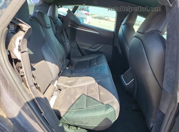 5YJSA1E58NF478188 2022 TESLA MODEL Gray Rear interior view