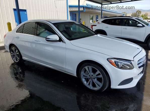 55SWF4HB2JU241422 2018 MERCEDES-BENZ C White Առջևի աջ