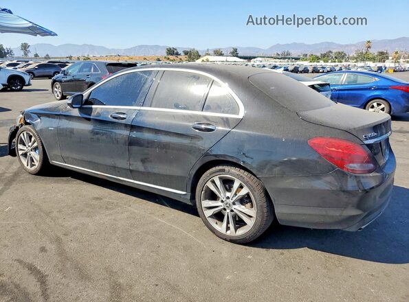 55SWF4HB6HU221278 2017 MERCEDES-BENZ C Black Задня ліва чверть