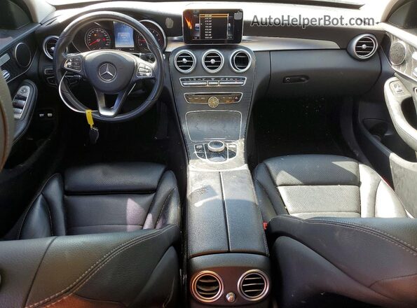 55SWF4HB6HU221278 2017 MERCEDES-BENZ C Black Вид панелі приладів