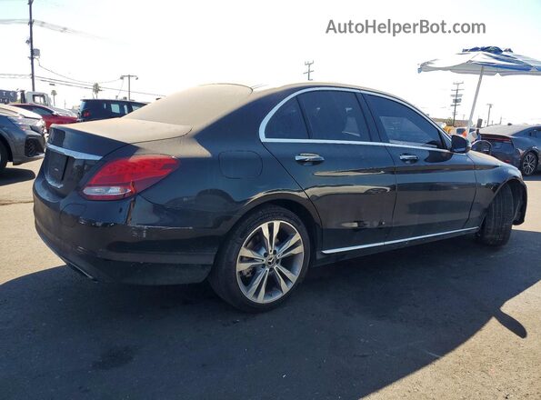 55SWF4HB6HU221278 2017 MERCEDES-BENZ C Black Задня права чверть