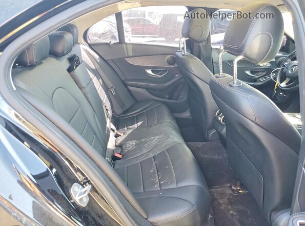 55SWF4HB6HU221278 2017 MERCEDES-BENZ C Black Вид задніх сидінь