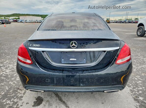 55SWF4JB0GU101355 2016 MERCEDES-BENZ C Black Vista trasera