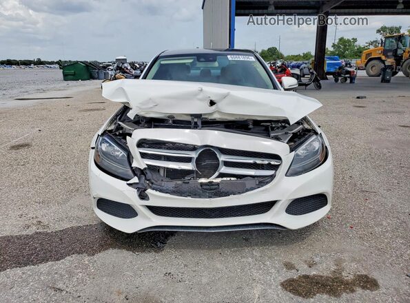 55SWF4JB0GU130984 2016 MERCEDES-BENZ C White Widok z przodu