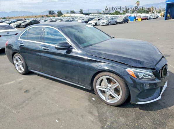 55SWF4JB0JU264031 2018 MERCEDES-BENZ C Black Front right