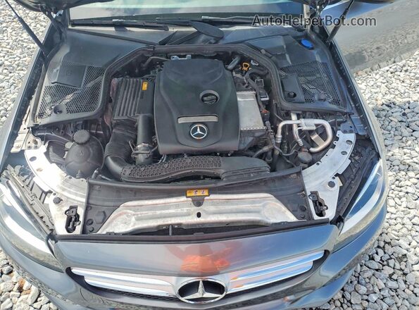 55SWF4JB0JU268807 2018 MERCEDES-BENZ C Gray Widok wnętrza z tyłu
