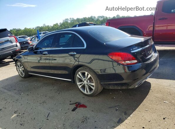 55SWF4JB1GU104099 2016 MERCEDES-BENZ C Black Tył lewy