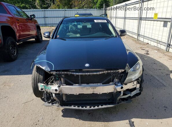 55SWF4JB1GU104099 2016 MERCEDES-BENZ C Black Widok z przodu