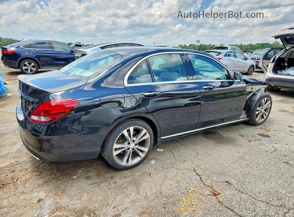 55SWF4JB1HU204222 2017 MERCEDES-BENZ C Black Հետևի աջ