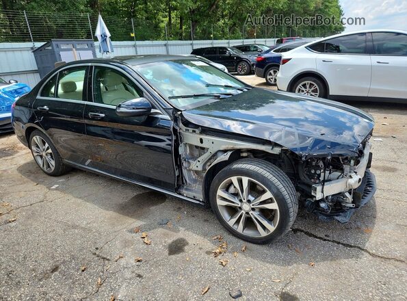 55SWF4JB1HU204222 2017 MERCEDES-BENZ C Black Առջևի աջ