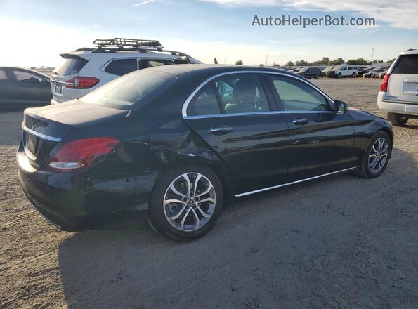 55SWF4JB2HU222843 2017 MERCEDES-BENZ C Black Trasero derecho