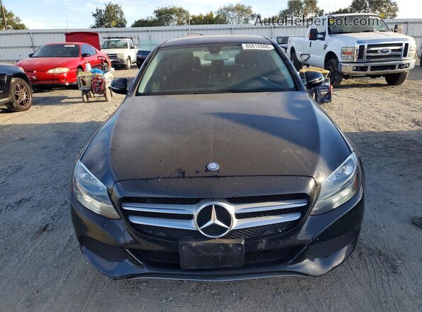 55SWF4JB2HU222843 2017 MERCEDES-BENZ C Black Vista frontal