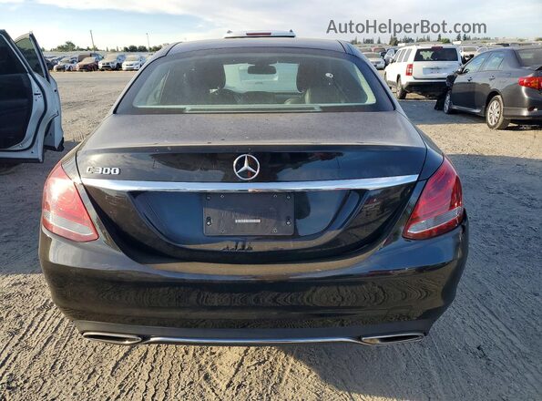 55SWF4JB2HU222843 2017 MERCEDES-BENZ C Black Vista trasera