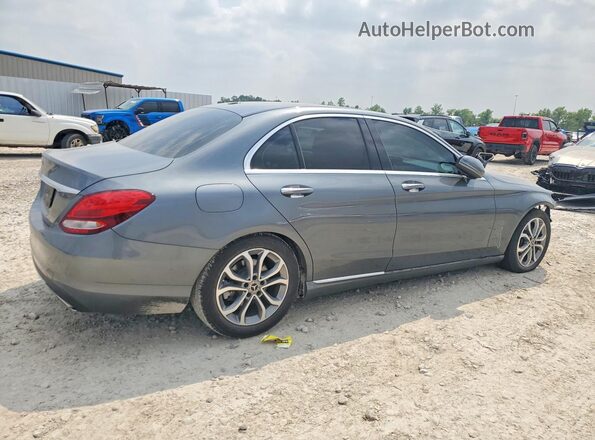 55SWF4JB2JU242130 2018 MERCEDES-BENZ C Gray Trasero derecho
