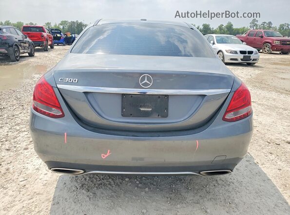 55SWF4JB2JU242130 2018 MERCEDES-BENZ C Gray Vista trasera