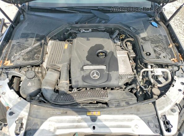 55SWF4JB2JU242130 2018 MERCEDES-BENZ C Gray Vista interior trasera