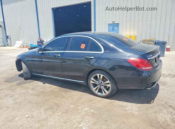 55SWF4JB3GU150307 2016 MERCEDES-BENZ C Black Tył lewy