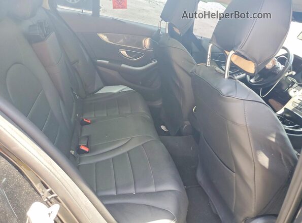 55SWF4JB3GU150307 2016 MERCEDES-BENZ C Black Widok tylnych siedzeń