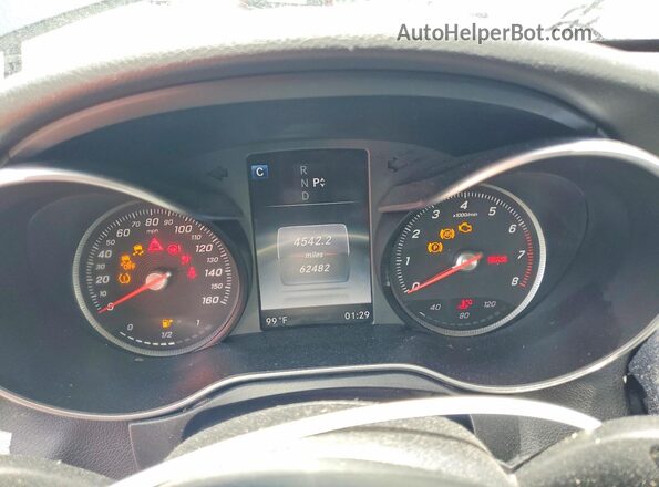 55SWF4JB3GU150307 2016 MERCEDES-BENZ C Black Widok zestawu wskaźników