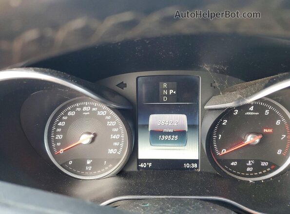 55SWF4JB3GU174400 2016 MERCEDES-BENZ C Black Instrument cluster view