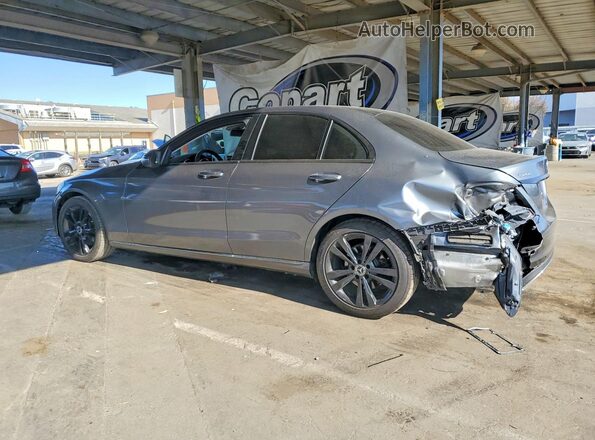55SWF4JB3HU224200 2017 MERCEDES-BENZ C Gray Rear left