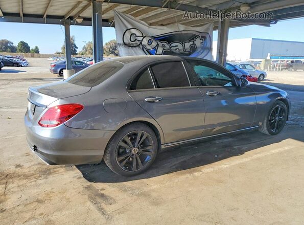 55SWF4JB3HU224200 2017 MERCEDES-BENZ C Gray Rear right