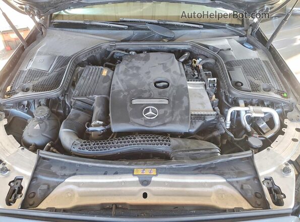 55SWF4JB3HU224200 2017 MERCEDES-BENZ C Gray Rear interior view
