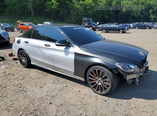 55SWF4JB3HU230613 2017 MERCEDES-BENZ C Silver Առջևի աջ