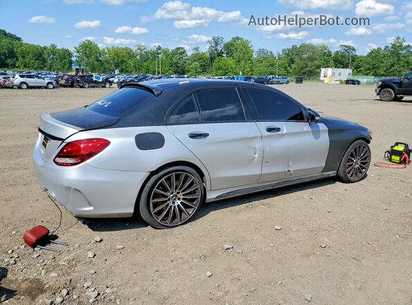 55SWF4JB3HU230613 2017 MERCEDES-BENZ C Silver Հետևի աջ
