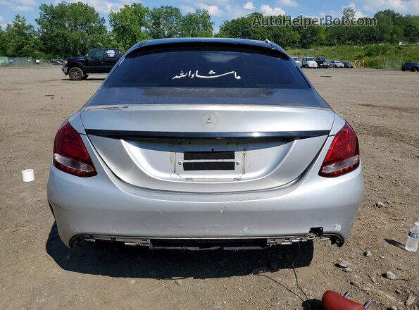 55SWF4JB3HU230613 2017 MERCEDES-BENZ C Silver Հետևի տեսք