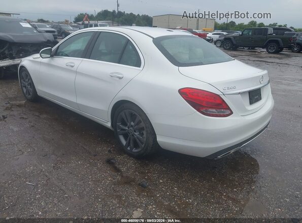 55SWF4JB3JU240306 2018 MERCEDES-BENZ C-CLASS White Задня ліва чверть